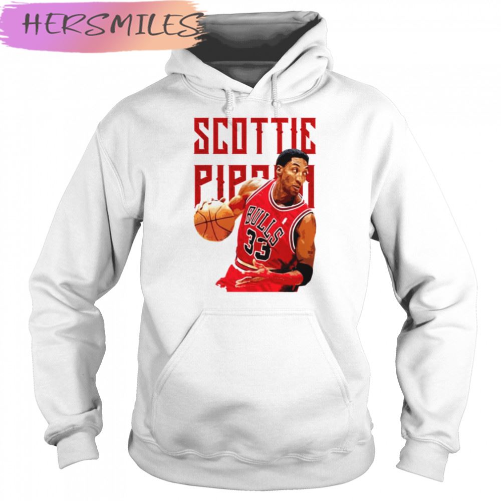 33 Chicago Bulls Legend Player Scottie Pippen T-shirt 33 Chicago Bulls Legend Player Scottie Pippen T-shirt