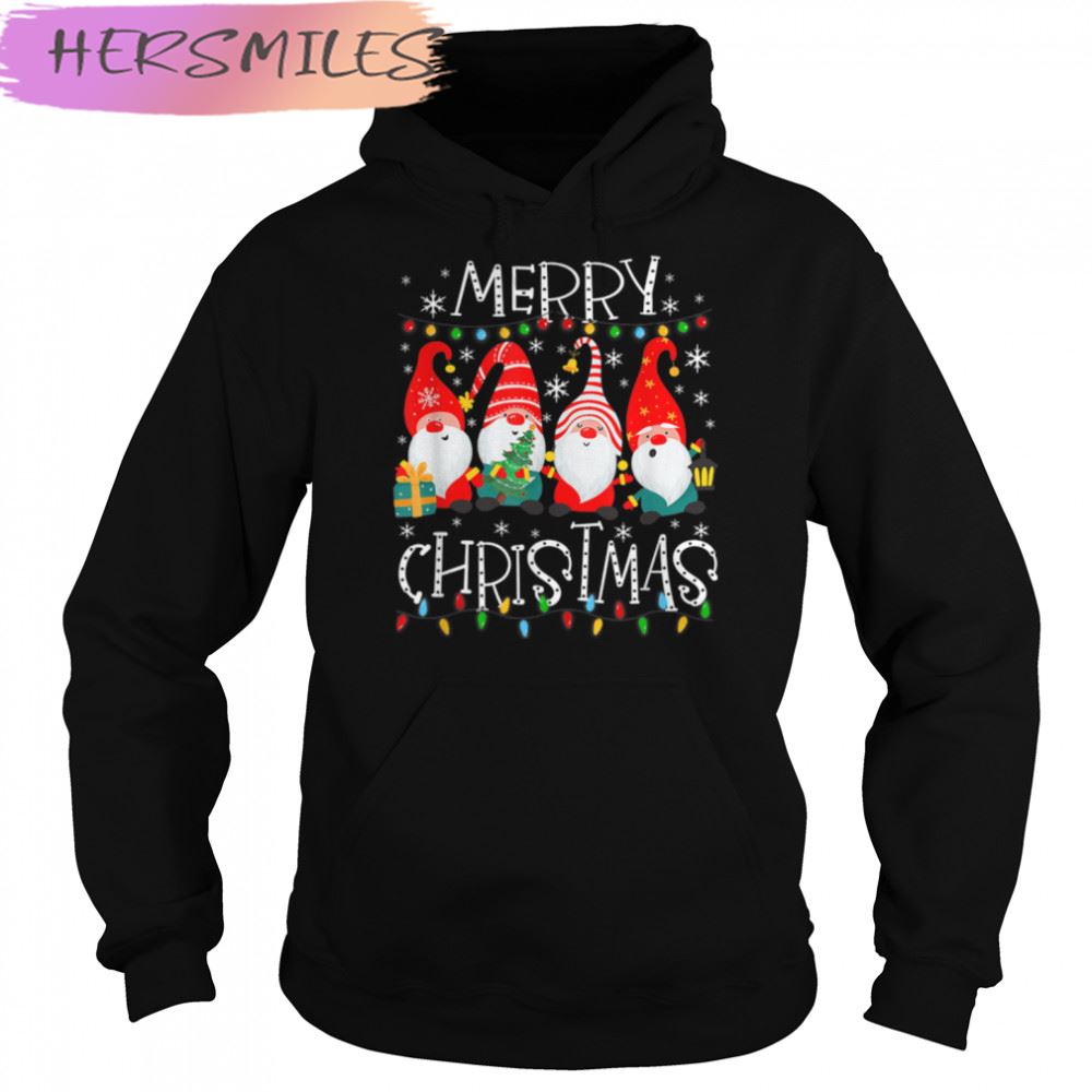 Xmas Merry Christmas Gnome Family Kids Adults T-shirt Xmas Merry Christmas Gnome Family Kids Adults T-shirt