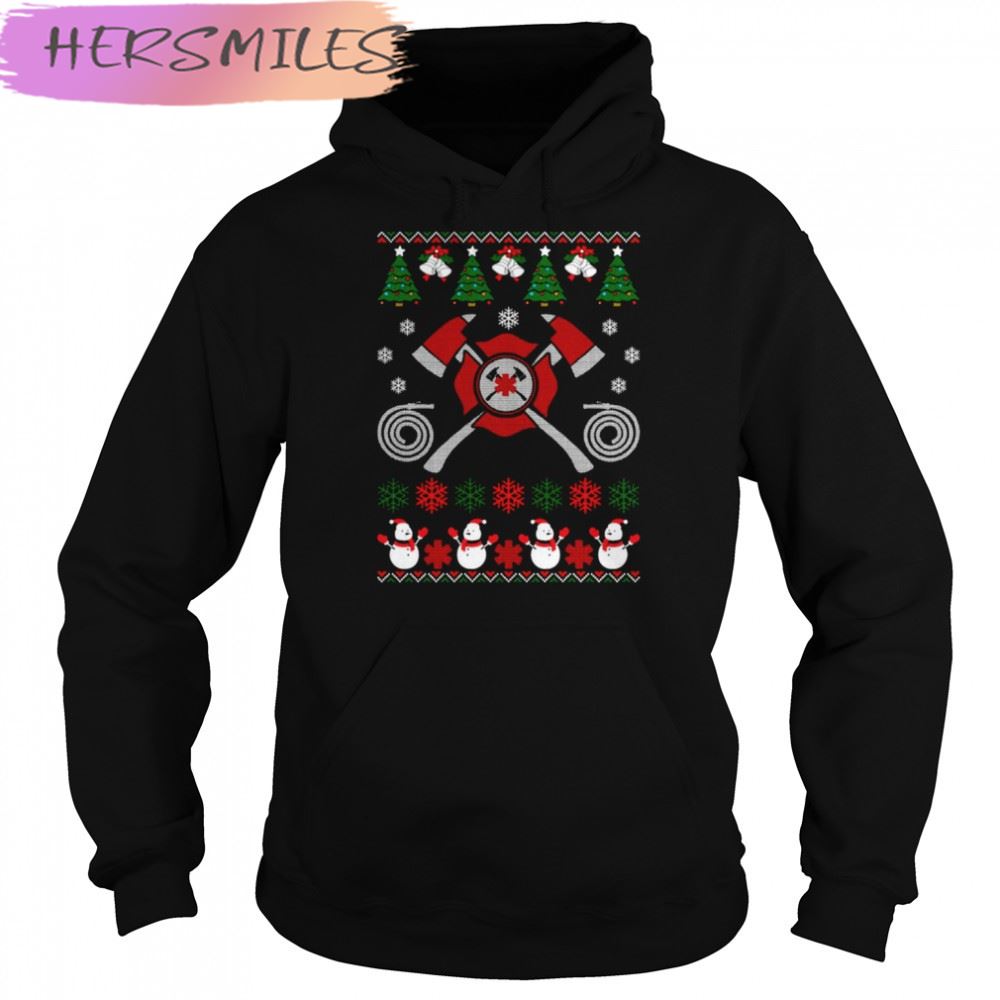 Amazing Job Merry Firefighter Ugly Christmas shirt Amazing Job Merry Firefighter Ugly Christmas shirt