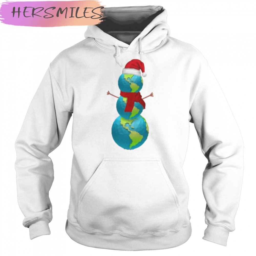 Earth Snowman T-shirt Earth Snowman T-shirt