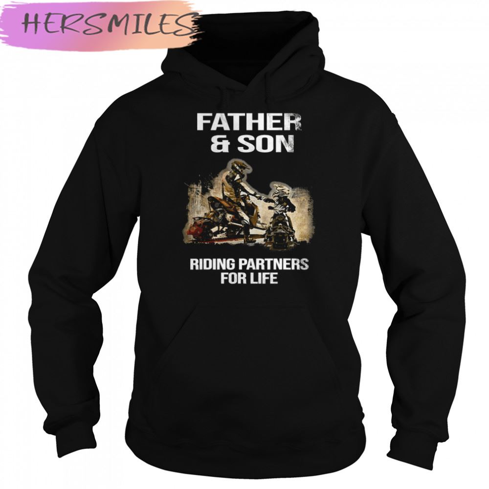 Father And Son Riding Partners For Life T-shirt Father And Son Riding Partners For Life T-shirt
