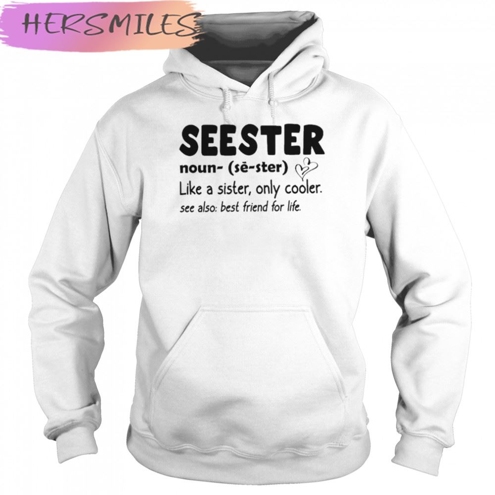 Seester Definition like a sister only cooler T-shirt Seester Definition like a sister only cooler T-shirt