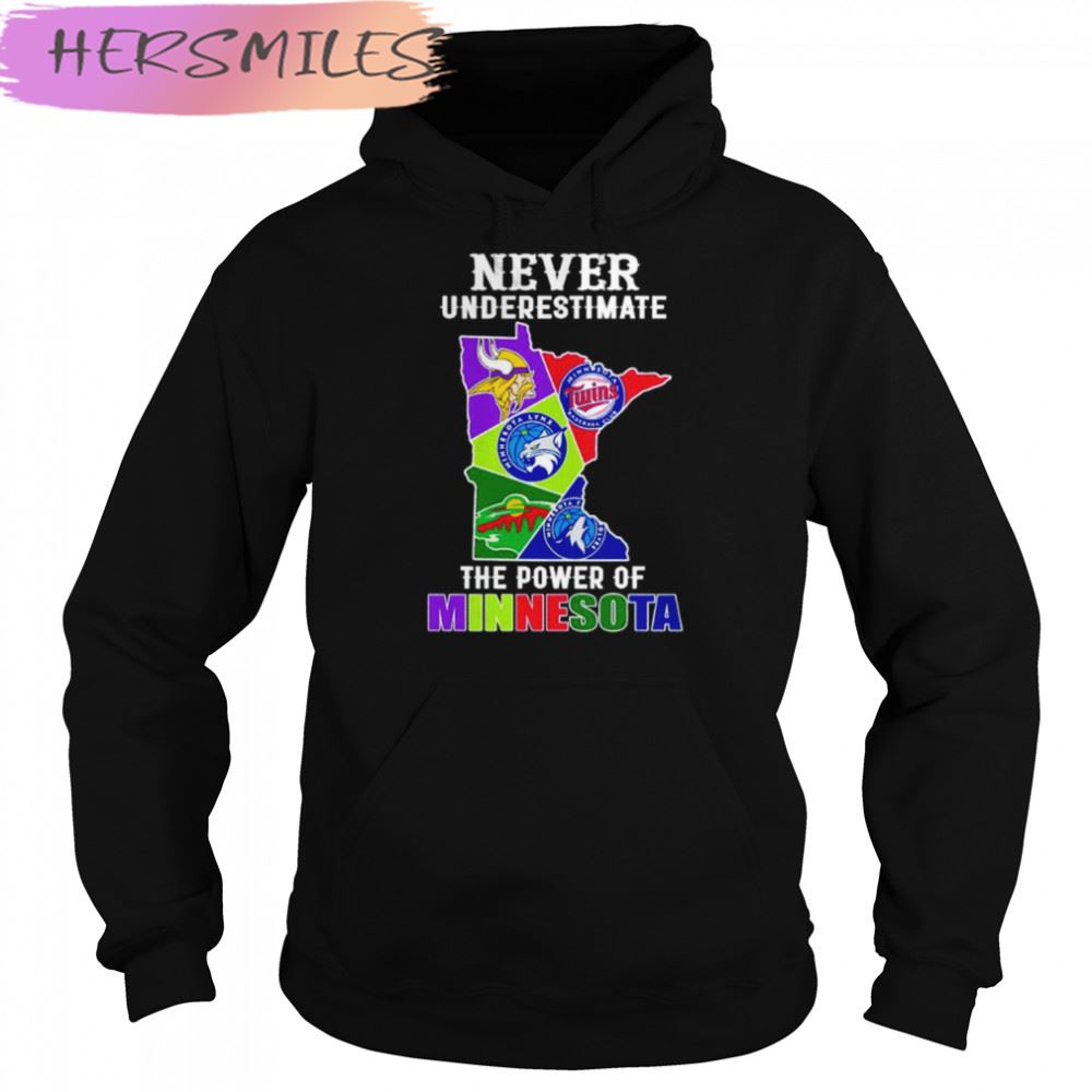 Never underestimate the power of Minnesota T-shirt Never underestimate the power of Minnesota T-shirt