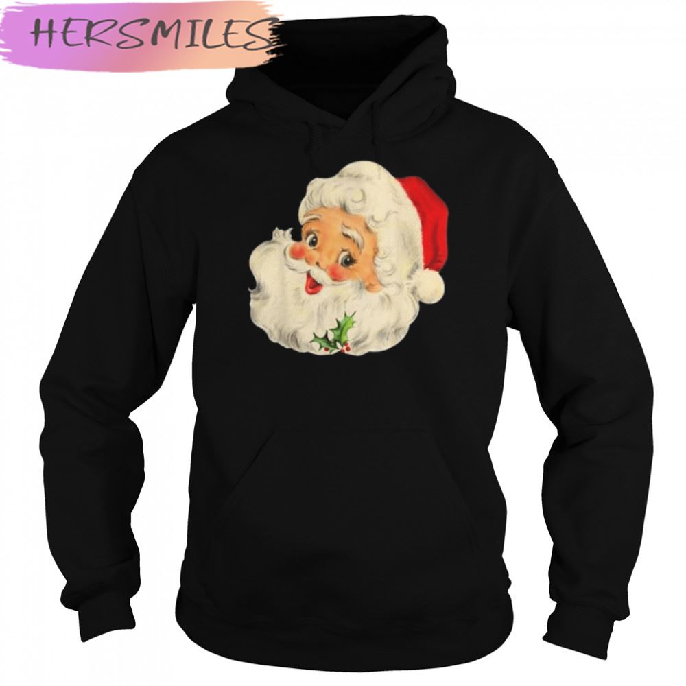 Vintage Christmas Santa Claus Face Funny Old Fashioned T-shirt Vintage Christmas Santa Claus Face Funny Old Fashioned T-shirt