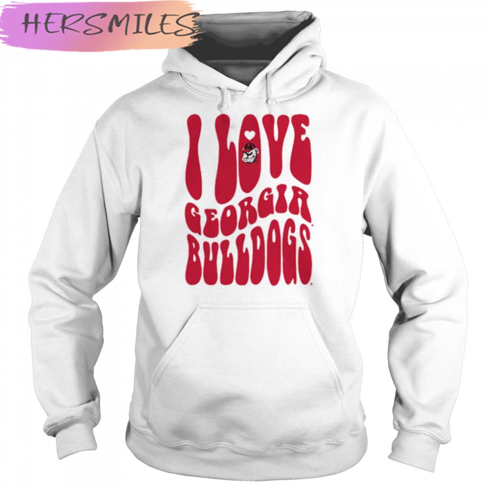 I love Georgia Bulldogs football 2022 T-shirt I love Georgia Bulldogs football 2022 T-shirt
