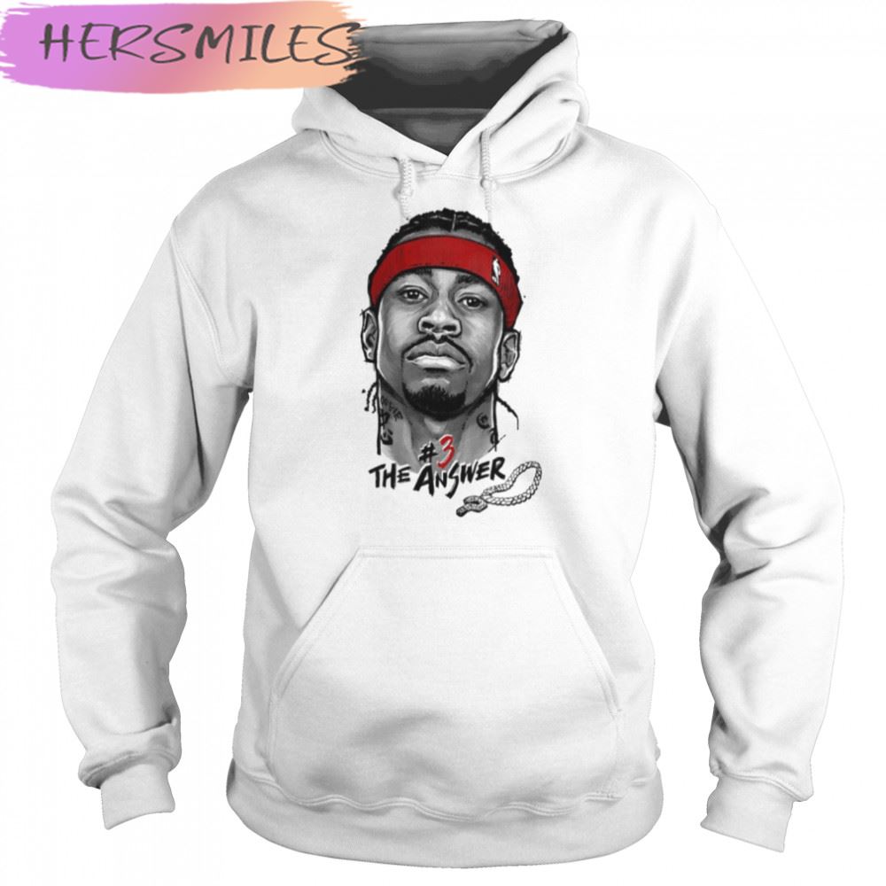 Allen Iverson The Answer 3 Illustration T-shirt Allen Iverson The Answer 3 Illustration T-shirt