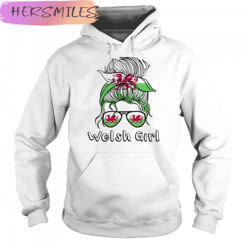 Wales Welsh Girl 2022 Football World Cup Flag Cymru T-shirt Wales Welsh Girl 2022 Football World Cup Flag Cymru T-shirt