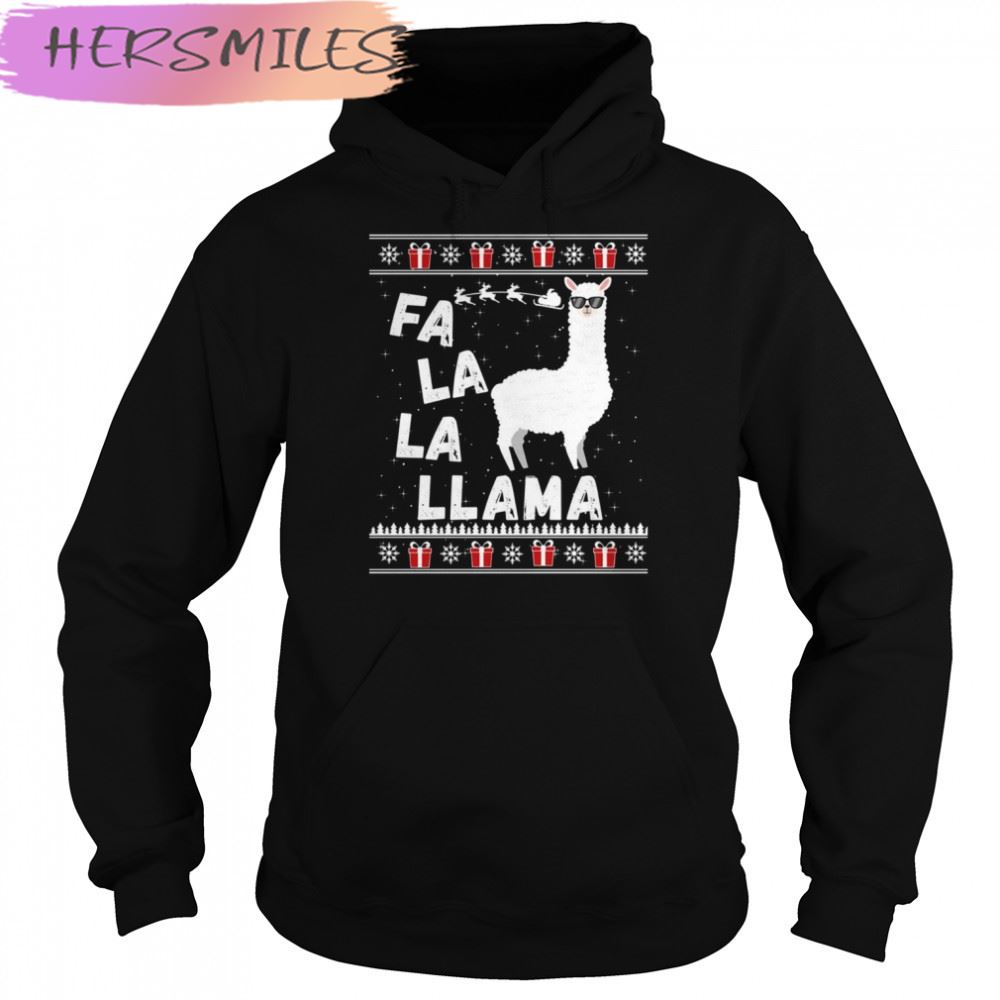 Ugly Christmas Sweater Fa La La La Llama Alpaca Gift shirt Ugly Christmas Sweater Fa La La La Llama Alpaca Gift shirt