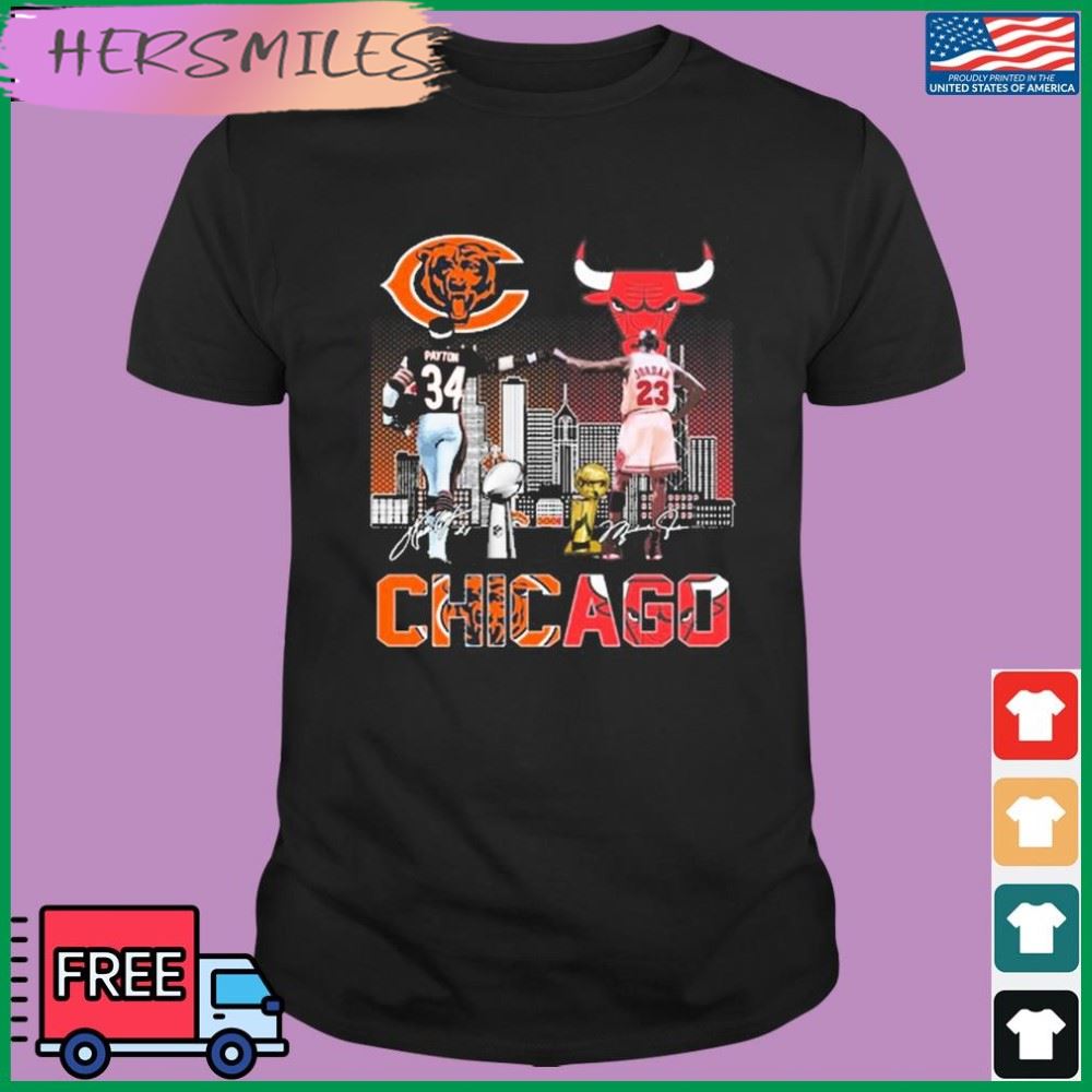 Chicago Michael Payton Jordan City Chicago Champions Cup T-shirt