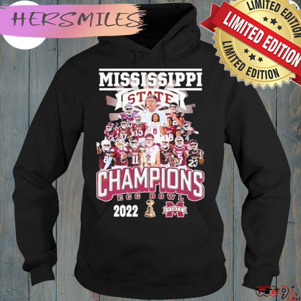 Egg Bowl Champions 2022 Mississippi State Bulldogs Team Shirt