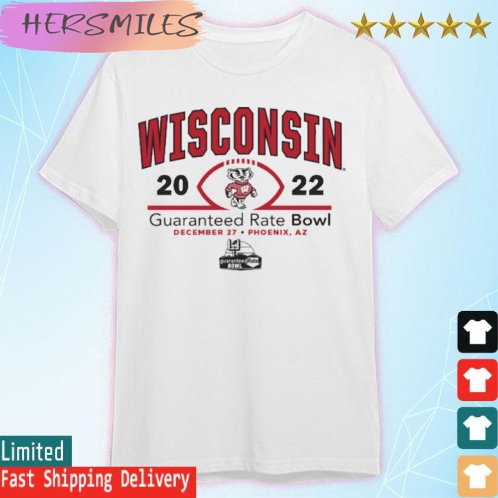Guaranteed Rate Bowl Shop Wisconsin Logo 2022  T-shirt