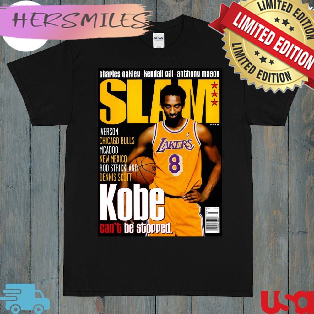 Sult Opdatering professionel Kobe Bryant Nba Finals Los Angeles Basketball Slam Magazine 1998 Cover La  Lakers Shirt - Hersmiles