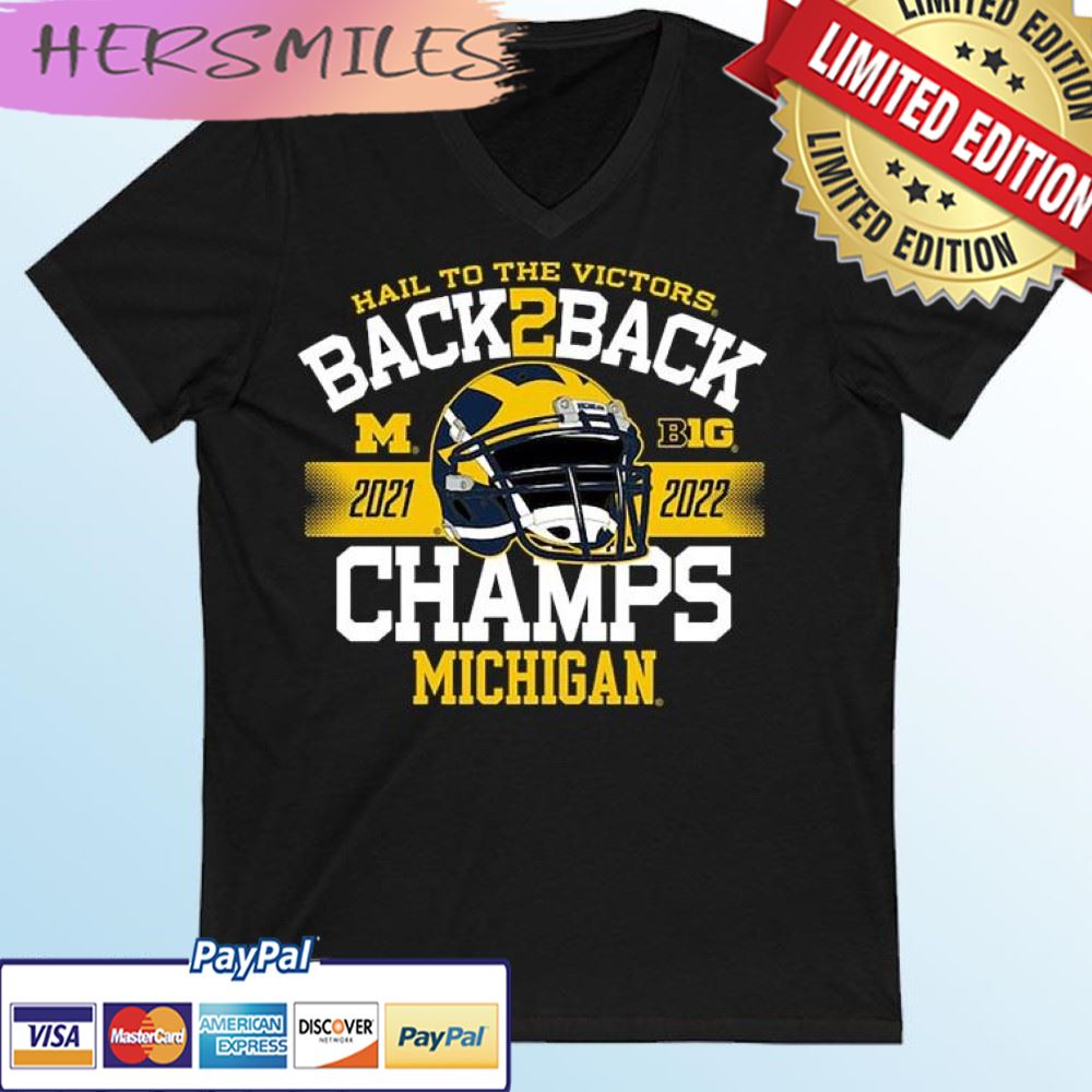 Michigan Wolverines Back-To-Back Big Ten Football Conference Champions T-shirt