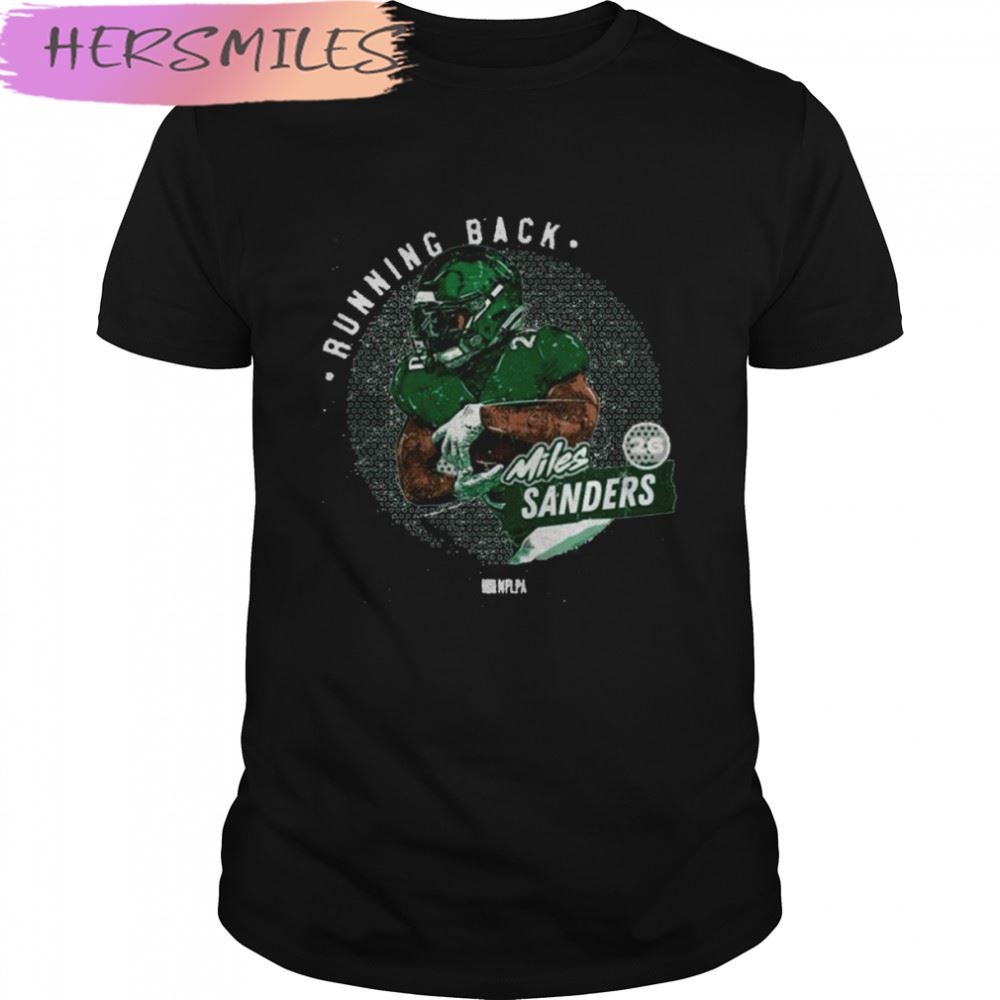 Miles Sanders Philadelphia Eagle Dots Running Back T-shirt