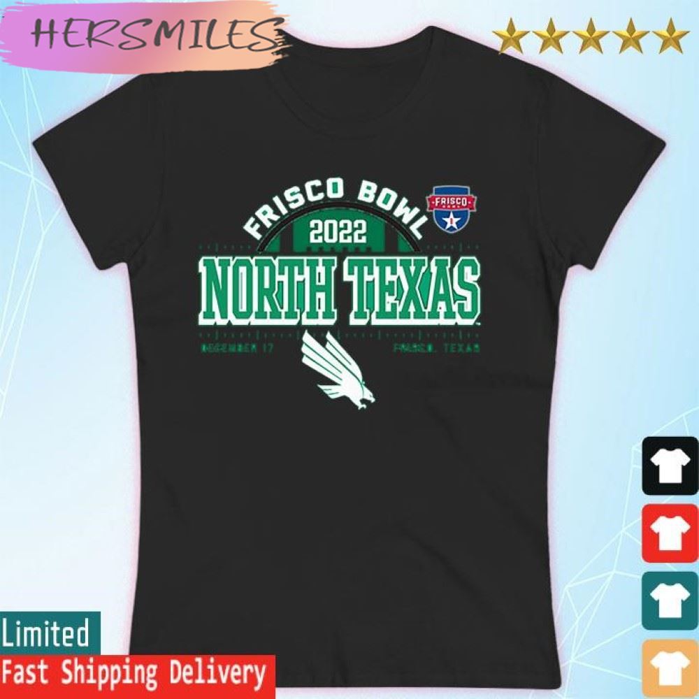 North Texas Mean Green Football 2022 Frisco Bowl T-shirt North Texas Mean Green Football 2022 Frisco Bowl T-shirt