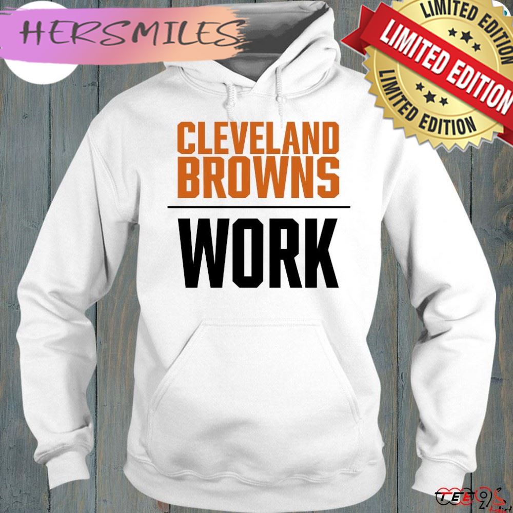 Official cleveland browns work T-shirt