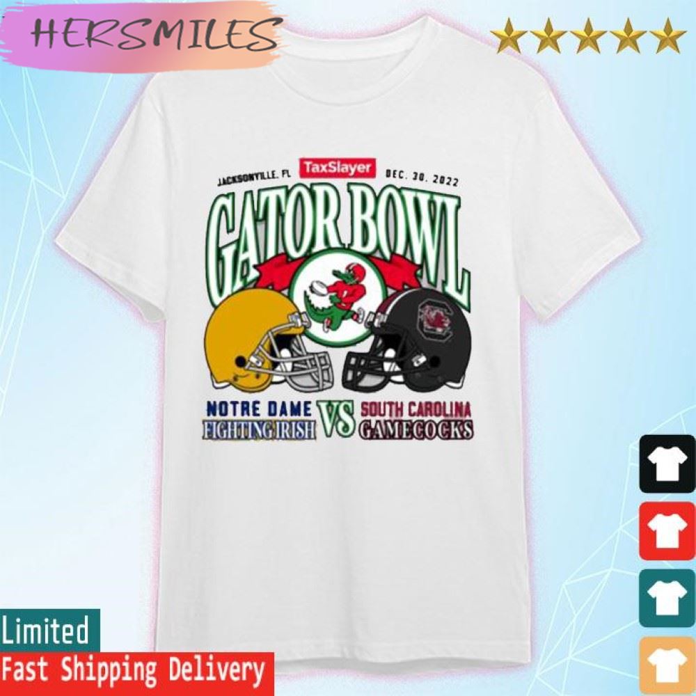 Official Notre Dame Fighting Irish Vs South Carolina Gamecocks 2022  T-shirt