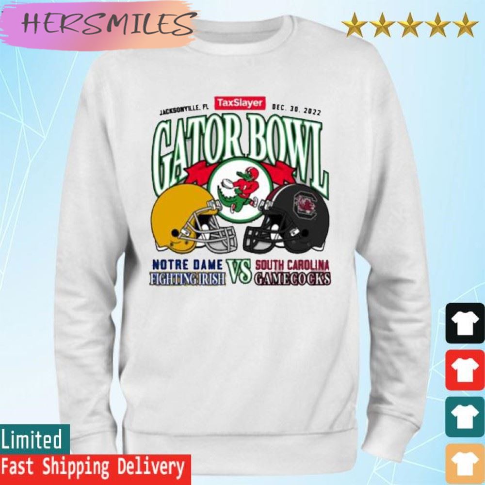 Official Notre Dame Fighting Irish Vs South Carolina Gamecocks 2022 T-shirt Official Notre Dame Fighting Irish Vs South Carolina Gamecocks 2022 T-shirt