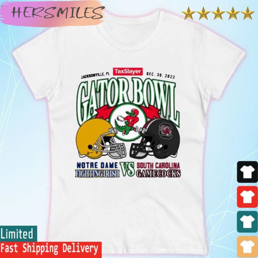 Official Notre Dame Fighting Irish Vs South Carolina Gamecocks 2022 T-shirt Official Notre Dame Fighting Irish Vs South Carolina Gamecocks 2022 T-shirt
