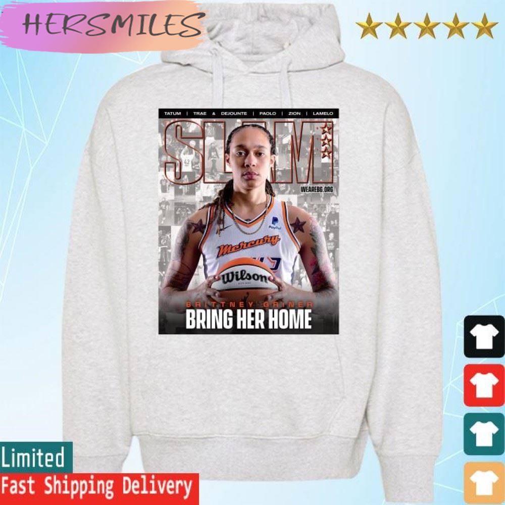 Official Slam Brittney Griner Bring her home  T-shirt