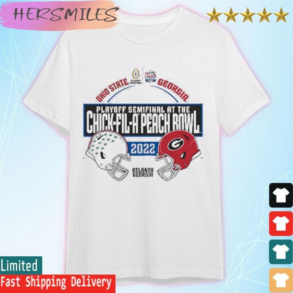 Ohio State Buckeyes vs Georgia Bulldogs 2022  at the Chick-Fil-A Peach Bowl   T-shirt
