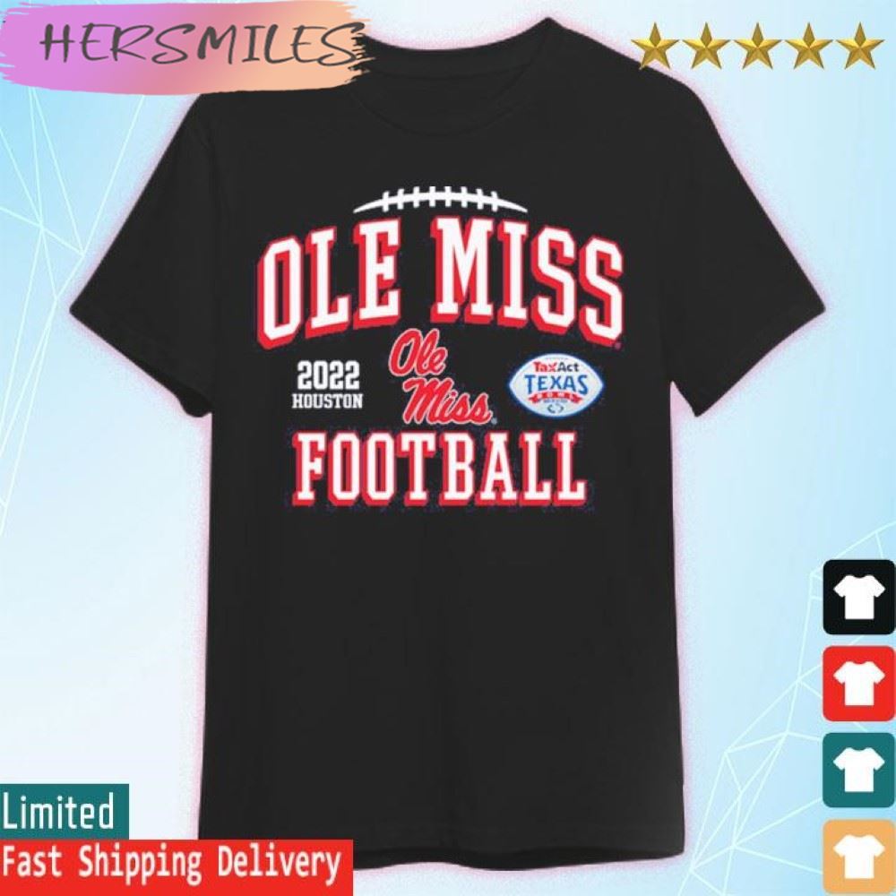 Ole Miss Rebels 2022 Texas Bowl Single Team matchup  T-shirt