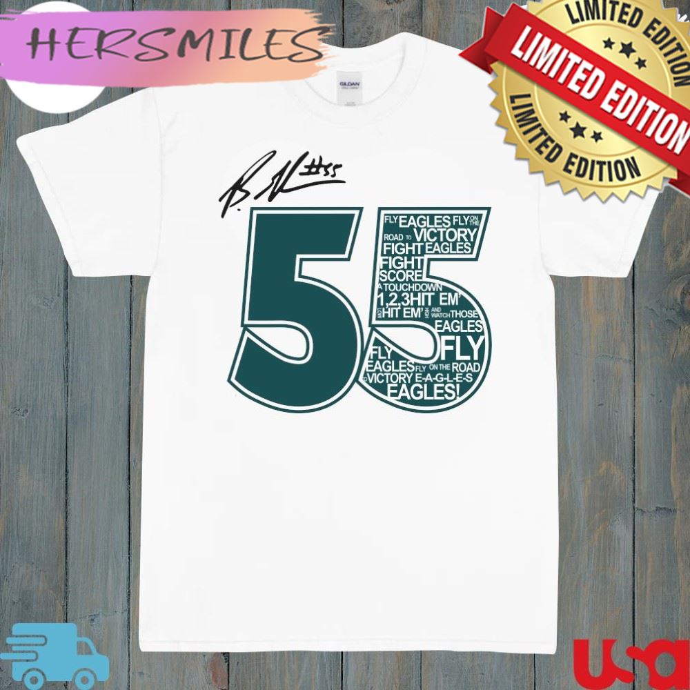 Philadelphia eagles radiothon 55 signature t-shirt