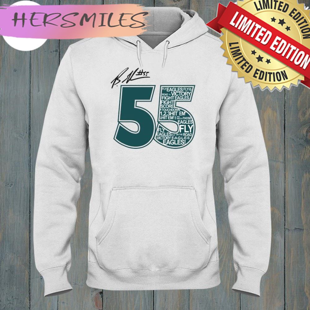 Philadelphia eagles radiothon 55 signature t-shirt