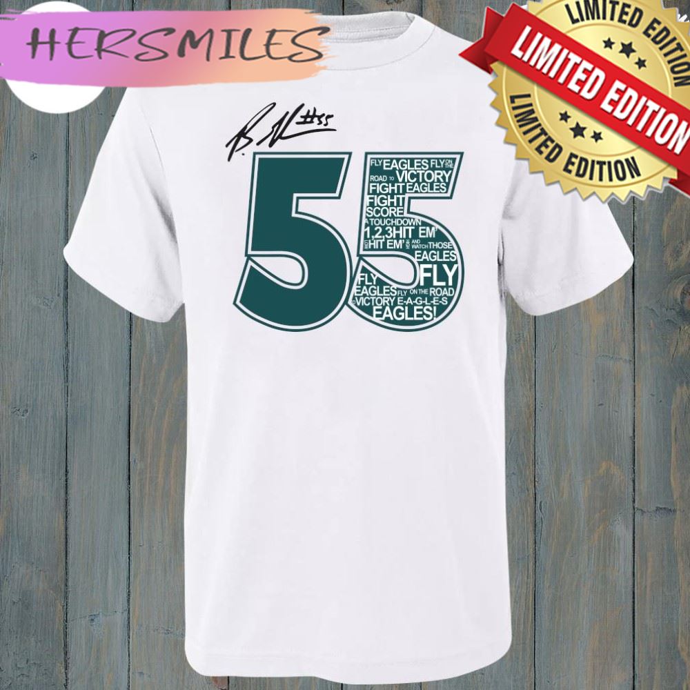 Philadelphia eagles radiothon 55 signature t-shirt Philadelphia eagles radiothon 55 signature t-shirt
