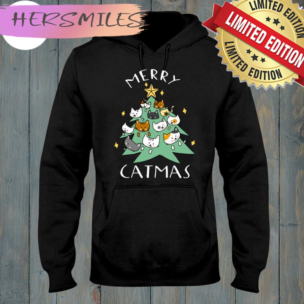 Premium Merry Catmas Cool Christmas Shirt