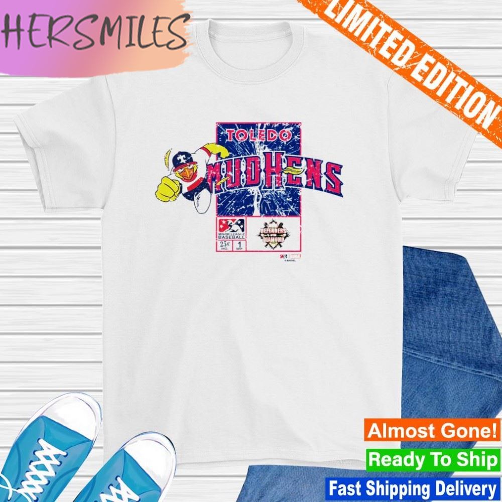 Toledo Mud Hens Marvel’s Defenders of the Diamond T-shirt