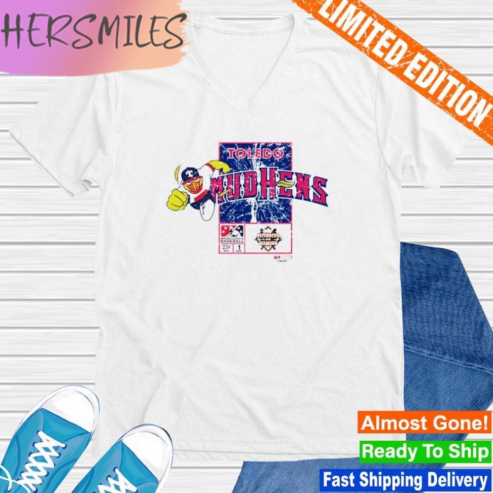 Toledo Mud Hens Marvel's Defenders of the Diamond T-shirt Toledo Mud Hens Marvel's Defenders of the Diamond T-shirt