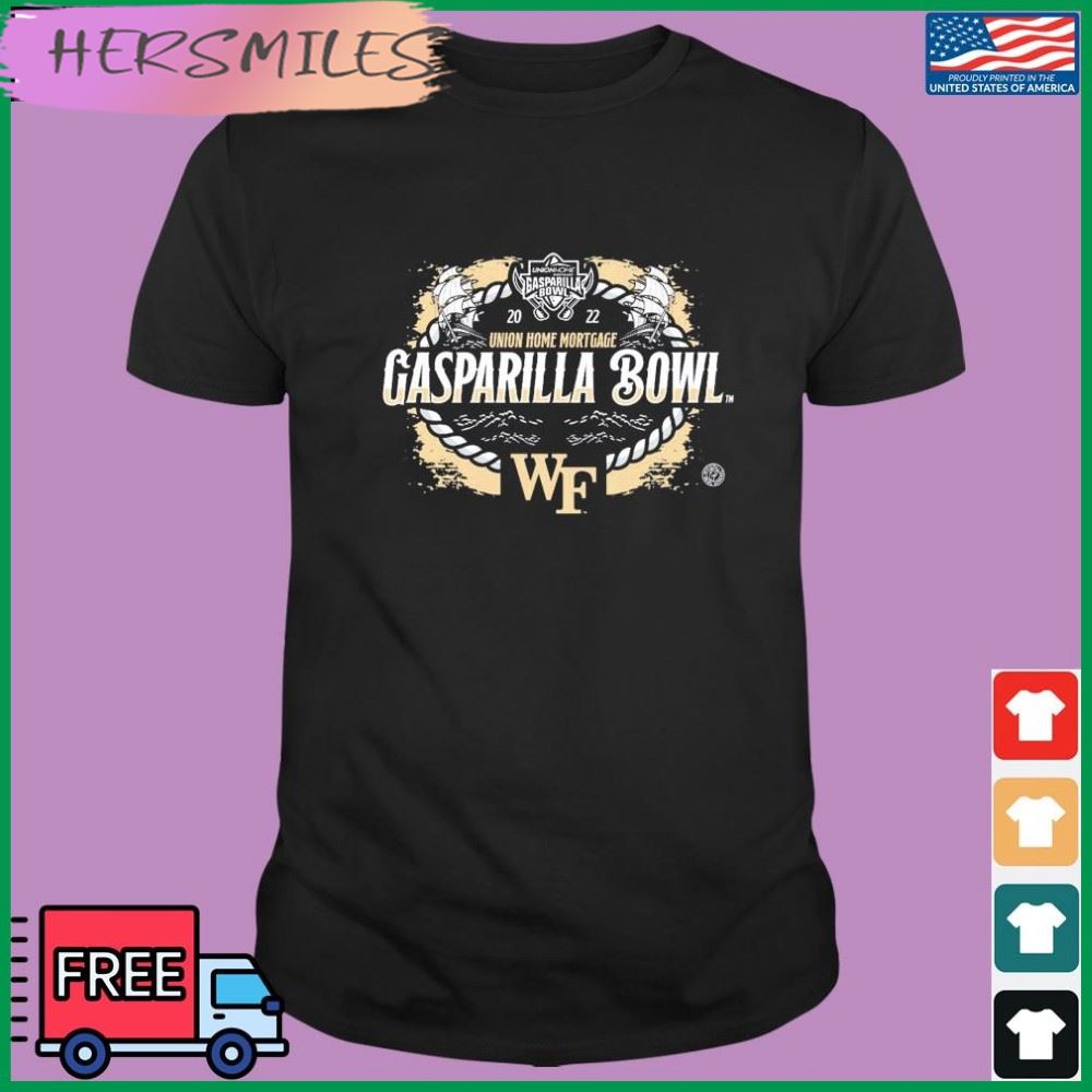 Wake Forest Football 2022 Union Home Mortgage Gasparilla Bowl T-shirt