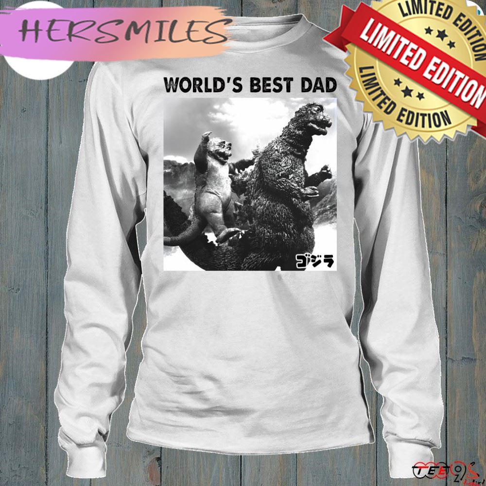 World's best dad godzilla t-shirt World's best dad godzilla t-shirt