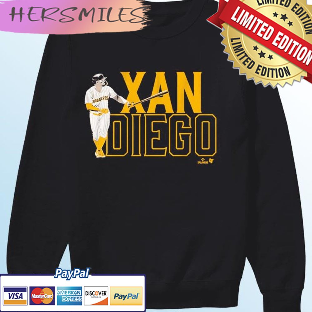 Xander Bogaerts Xan Diego Swing T-shirt Xander Bogaerts Xan Diego Swing T-shirt