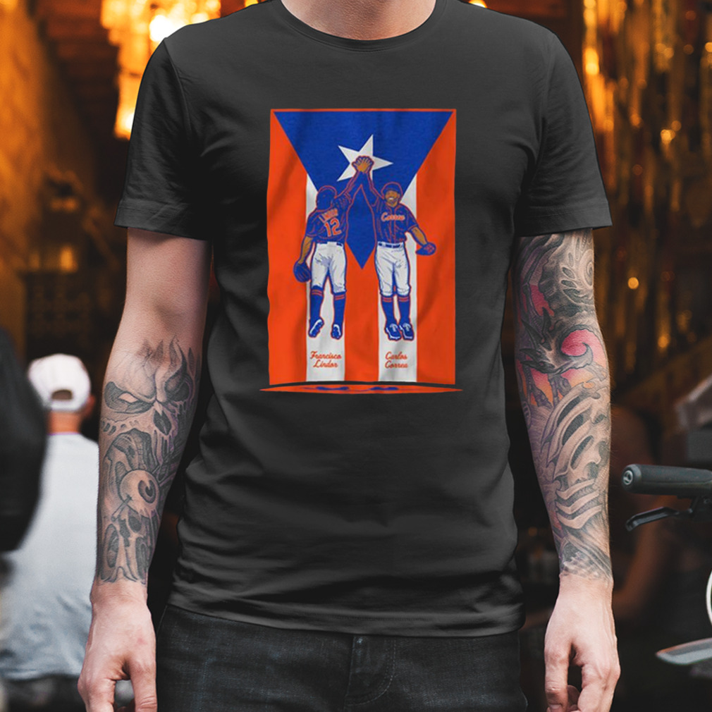 2022 Francisco Lindor Carlos Correa Puerto Rico Shirt