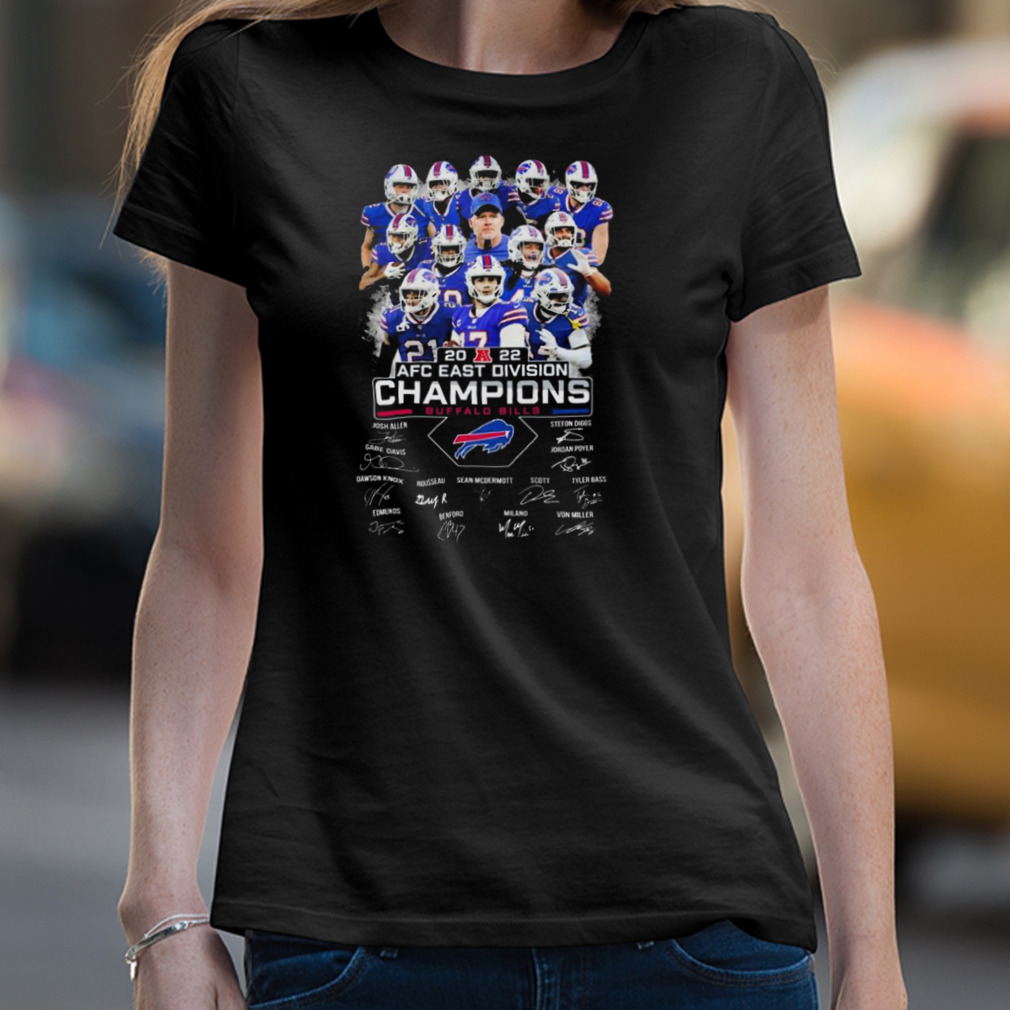 2022 Nfc East Division Champions Buffalo Bills Signatures Shirt 2022 Nfc East Division Champions Buffalo Bills Signatures Shirt
