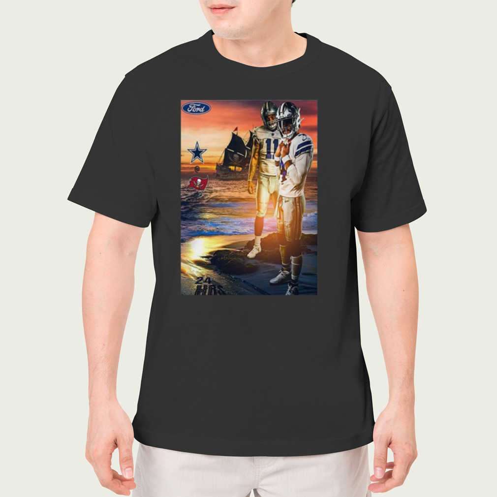 24 Hours Until Our Nfl Playoffs Battle In Bay – Dallas Cowboys Vs Tampa Bay Buccaneers Shirt