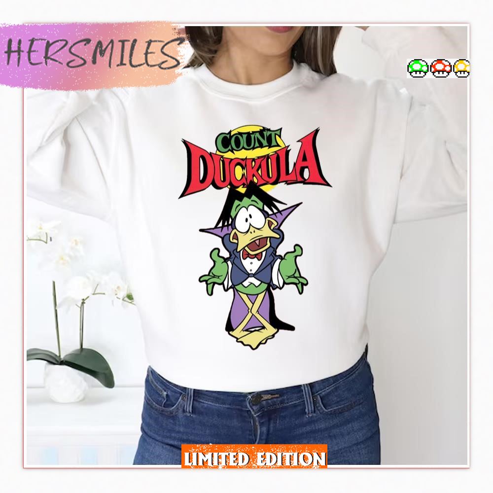 90s Cartoon Count Duckula  T-shirt