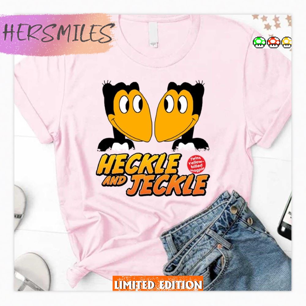 90s Vintage Cartoon Heckle And Jeckle  T-shirt