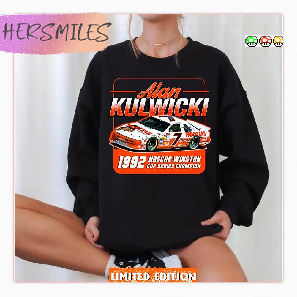 Alan Kulwicki Nascar Champion Retro 90s Style  T-shirt