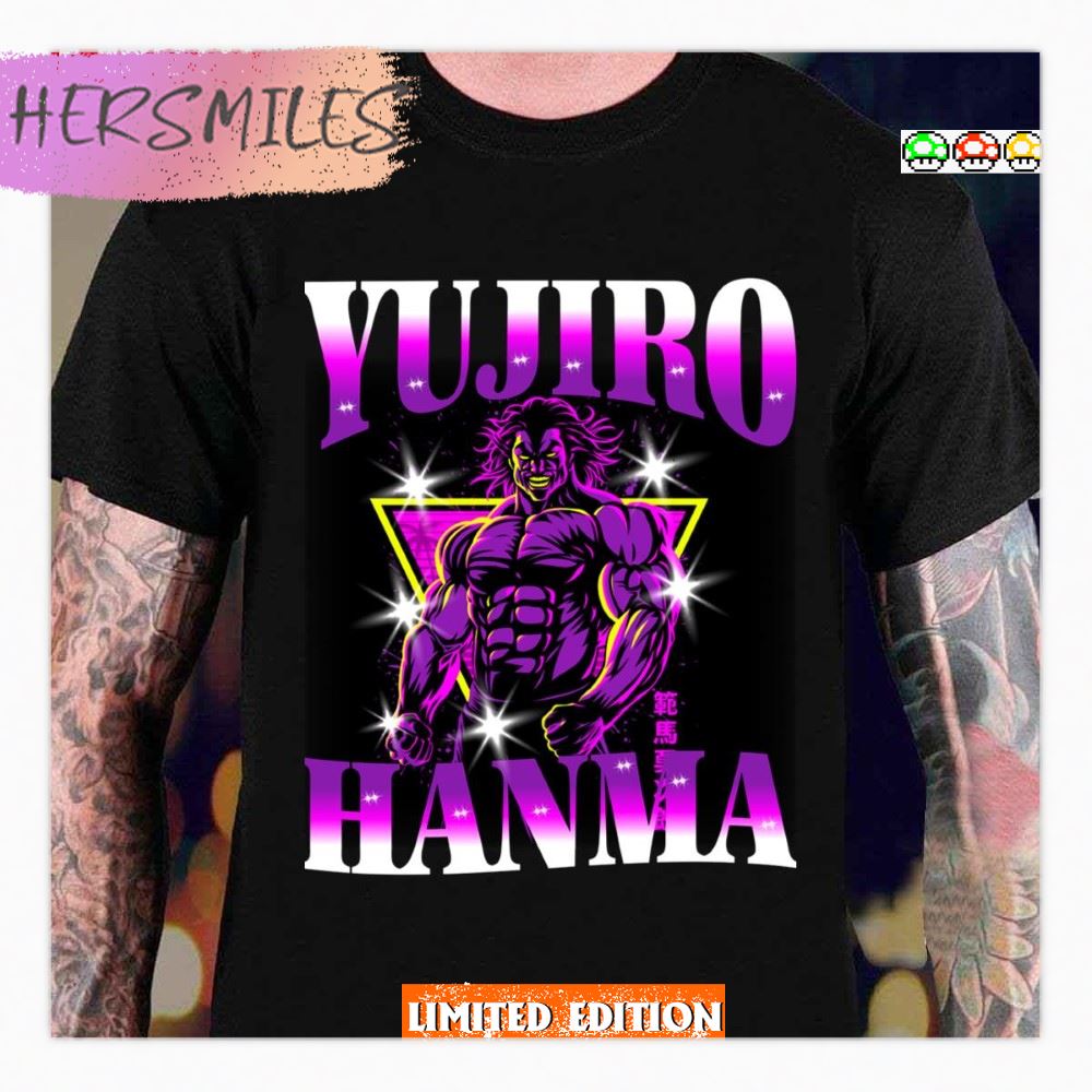 Anime Baki Hanma Series Baki The Grappler Manga Yujiro Hanma Baki Shirt