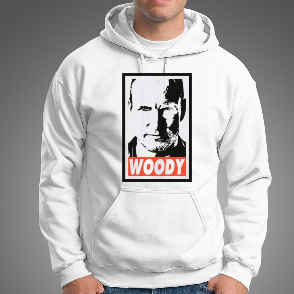 Black And White Portrait Woody Harrelson Shirt