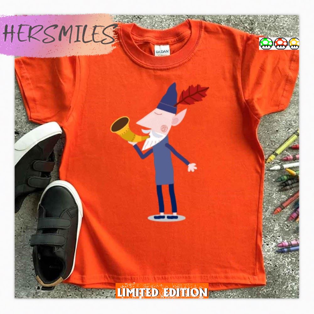 Character Wise Old Elf Sounding Horn Ben And Holly Shirt Character Wise Old Elf Sounding Horn Ben And Holly Shirt