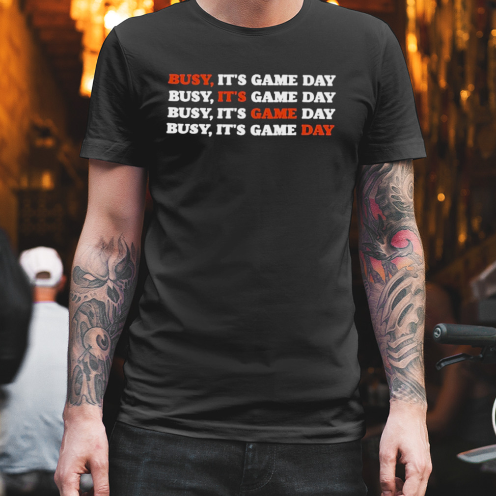 Christineee Busy It’S Game Day T-Shirt