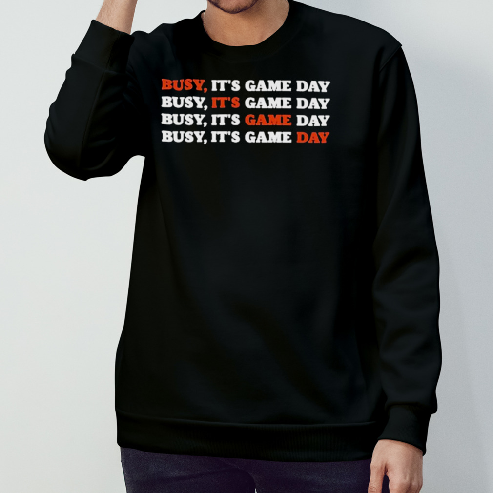 Christineee Busy It’S Game Day T-Shirt Christineee Busy It’S Game Day T-Shirt