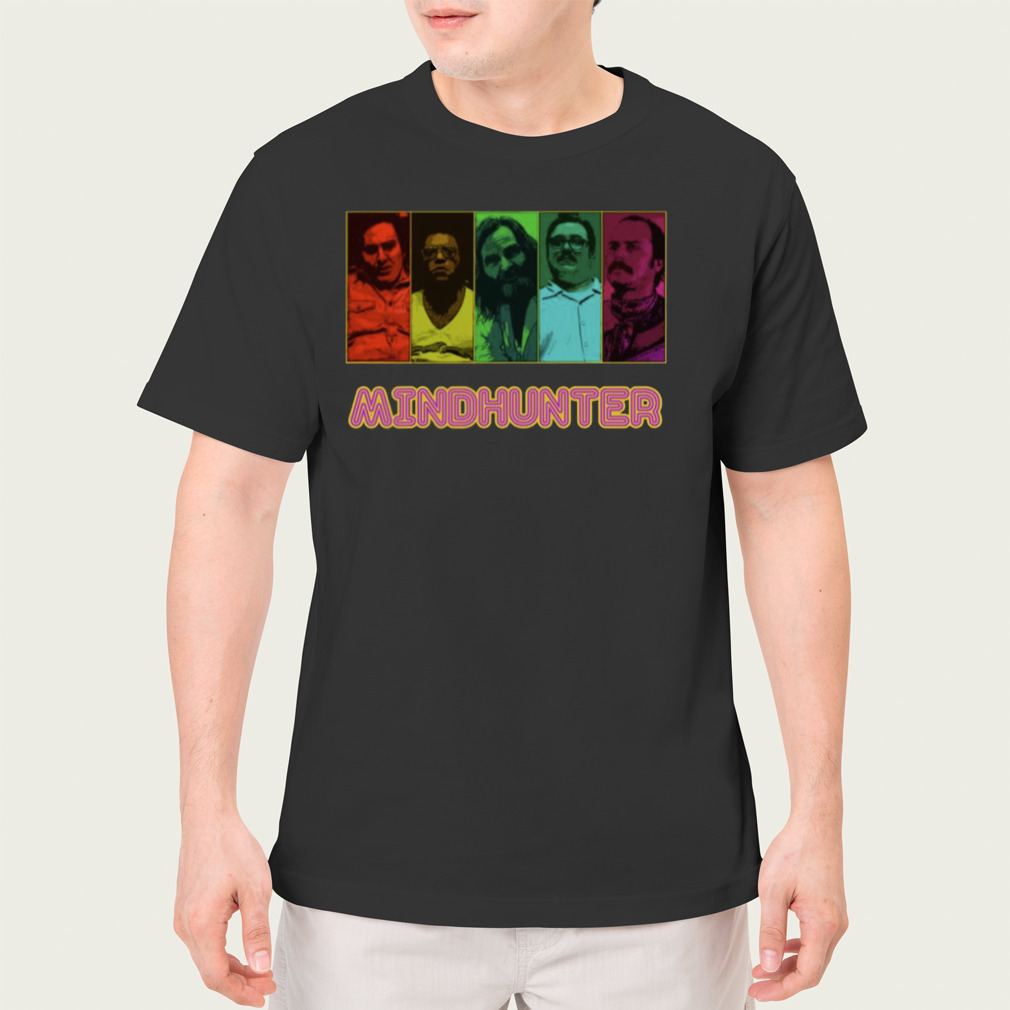 Colored Characters Graphic Mindhunter Shirt