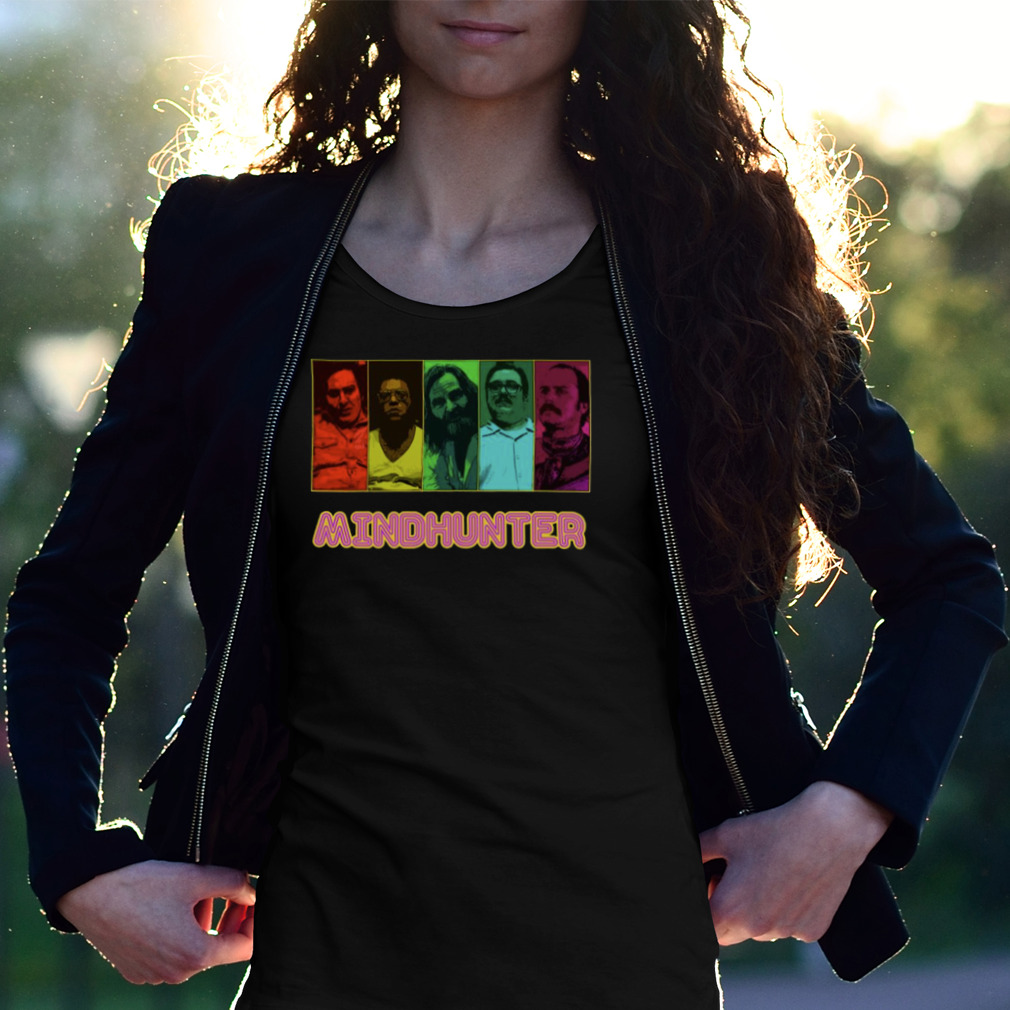 Colored Characters Graphic Mindhunter Shirt Colored Characters Graphic Mindhunter Shirt