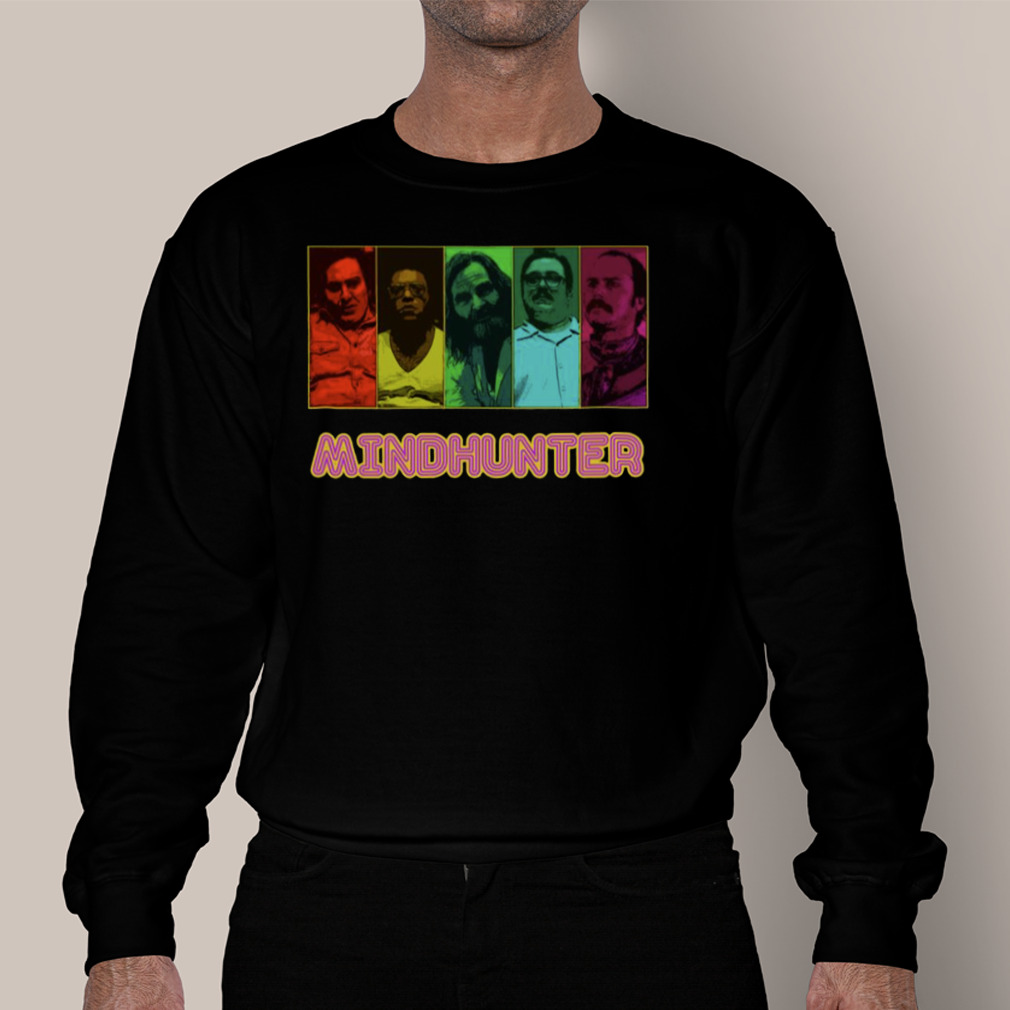 Colored Characters Graphic Mindhunter Shirt Colored Characters Graphic Mindhunter Shirt
