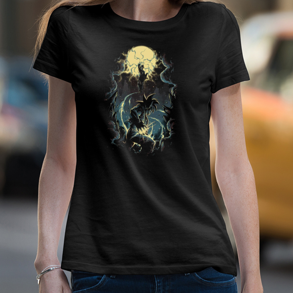 Dark Style Dragon Ball Z Super Saiyan Battle Goku Versus Vegeta Dragon Ball Shirt Dark Style Dragon Ball Z Super Saiyan Battle Goku Versus Vegeta Dragon Ball Shirt